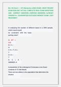 Bio 150 Exam 1 - UTK Mamantov &lpar;2026&rpar; EXAM &vert;&vert; MOST RECENT  EXAM 2026-2027 ACTUAL COMPLETE REAL EXAM QUESTIONS  AND  CORRECT ANSWERS &lpar;VERIFIED ANSWERS&rpar; ALREADY  GRADED A&plus; &vert; GUARANTEED SUCCESS&excl;&excl; NEWEST EXAM &vert; JUST  RELEASED&excl;&excl; 