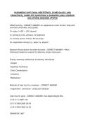 PARAMEDIC UNIT EXAM OBSTETRICS&comma; GYNECOLOGY&comma; AND PEDIATRICS COMPLETE QUESTIONS  ANSWERS &lpar;100 VERIFIED SOLUTIONS&rpar; 2025-2026 UPDATE