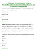 NR228 Exam 1&ndash;4 & Final &vert; NR 228 Exam 1&ndash;4 & Final &vert; Nutrition&comma; Health & Wellness &vert; Chamberlain University &vert; Complete Exam Bundle with Detailed Verified Answers