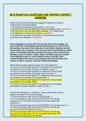 MCQ Exam Pack &ndash; Questions with Verified Correct Answers