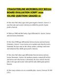 STRAIGHTERLINE MICROBIOLOGY BIO250 BOARD EVALUATION SCRIPT 2026 SOLVED QUESTIONS GRADED A&plus;