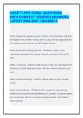 OACETT PPE EXAM&period; QUESTIONS WITH CORRECT VERIFIED ANSWERS&period; LATEST 2026-2027&period; GRADED A