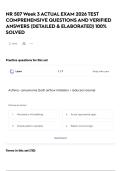 NR 507 Week 3 ACTUAL EXAM 2026 TEST COMPREHENSIVE QUESTIONS AND VERIFIED ANSWERS &lpar;DETAILED & ELABORATED&rpar; 100&percnt; SOLVED