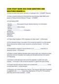 CARN STUDY GUIDE 2026 EXAM QUESTIONS AND SOLUTIONS GRADED