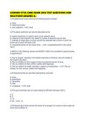 CANNON CTFA CORE EXAM 2026 TEST QUESTIONS AND SOLUTIONS GRADED 