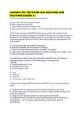 CANNON CTFA TEST PAPER 2026 QUESTIONS AND SOLUTIONS GRADED