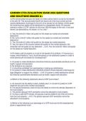 CANNON CTFA EVALUATION EXAM 2026 QUESTIONS AND SOLUTIONS GRADED
