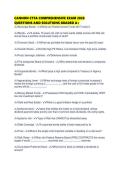 CANNON CTFA COMPREHENSIVE EXAM 2026 QUESTIONS AND SOLUTIONS GRADED
