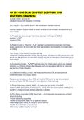 NP 235 CORE EXAM 2026 TEST QUESTIONS AND SOLUTIONS GRADED