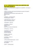 NP 235 COMPREHENSIVE EXAM 2026 QUESTIONS AND SOLUTIONS GRADED 