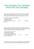 TNCC 9th Edition&comma; TNCC 9th Edition FINAL TEST&comma; TNCC 9th Edition