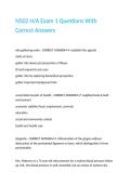 N502 H A Exam 1 Questions With Correct Answers