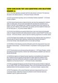 CGFM CORE EXAM TEST 2026 QUESTIONS AND SOLUTIONS GRADED