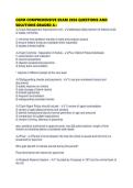 CGFM COMPREHENSIVE EXAM 2026 QUESTIONS AND SOLUTIONS GRADED