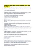 CGFM 2026 EXAM SCRIPT QUESTIONS AND SOLUTIONS GRADED