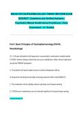 NR546 PSYCHOPHARMACOLOGY PMHNP MIDTERM EXAM 2026&sol;2027 &vert; Questions and Verified Answers &vert; Psychiatric-Mental Health Nurse Practitioner &vert; Pass Guaranteed - A&plus; Graded
