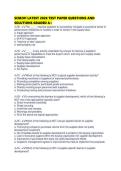 SCM201 LATEST 2026 TEST PAPER QUESTIONS AND SOLUTIONS GRADED