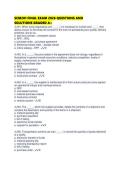 SCM201 FINAL EXAM 2026 QUESTIONS AND SOLUTIONS GRADED