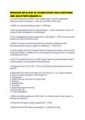 MISSOURI MPJE END OF COURSE EXAM 2026 QUESTIONS AND SOLUTIONS GRADED