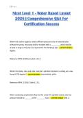Nicet Level 1 - Water Based Layout 2026 &vert; Comprehensive Q&A For Certification Success 