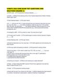 VADETS 2026 CORE EXAM TEST QUESTIONS AND SOLUTIONS GRADED