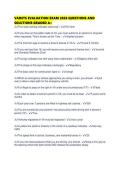VADETS EVALUATION EXAM 2026 QUESTIONS AND SOLUTIONS GRADED