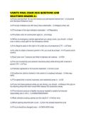 VADETS FINAL EXAM 2026 QUESTIONS AND SOLUTIONS GRADED