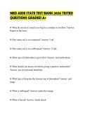 MED AIDE STATE TEST BANK 2026 TESTED QUESTIONS GRADED A&plus;