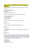 BCAT LATEST 2026 EXAM QUESTIONS AND SOLUTIONS GRADED