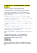 BCAT FINAL EXAM 2026 QUESTIONS AND SOLUTIONS GRADED