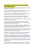 BCAT UPDATED EXAM SCRIPT 2026 QUESTIONS AND SOLUTIONS GRADED