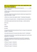 SPCE 630 COMPREHENSIVE EXAM 2026 QUESTIONS AND SOLUTIONS GRADED