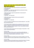 NCCHC CCHP 2026 FINAL EXAM QUESTIONS AND SOLUTIONS GRADED 