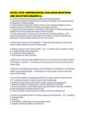 NCCHC CCHP COMPREHENSIVE 2026 EXAM QUESTIONS AND SOLUTIONS GRADED 