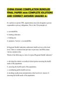 CHIMA EXAMS COMPILATION BUNDLED FINAL PAPER 2026 COMPLETE SOLUTIONS AND CORRECT ANSWERS GRADED A&plus;