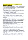 CLA 210 LATEST 2026 TEST PAPER QUESTIONS AND SOLUTIONS GRADED
