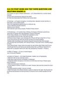 CLA 210 STUDY GUIDE 2026 TEST PAPER QUESTIONS AND SOLUTIONS GRADED