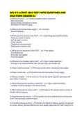 ECN 211 LATEST 2026 TEST PAPER QUESTIONS AND SOLUTIONS GRADED