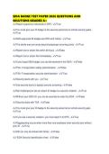SIDA BADGE TEST PAPER 2026 QUESTIONS AND SOLUTIONS GRADED