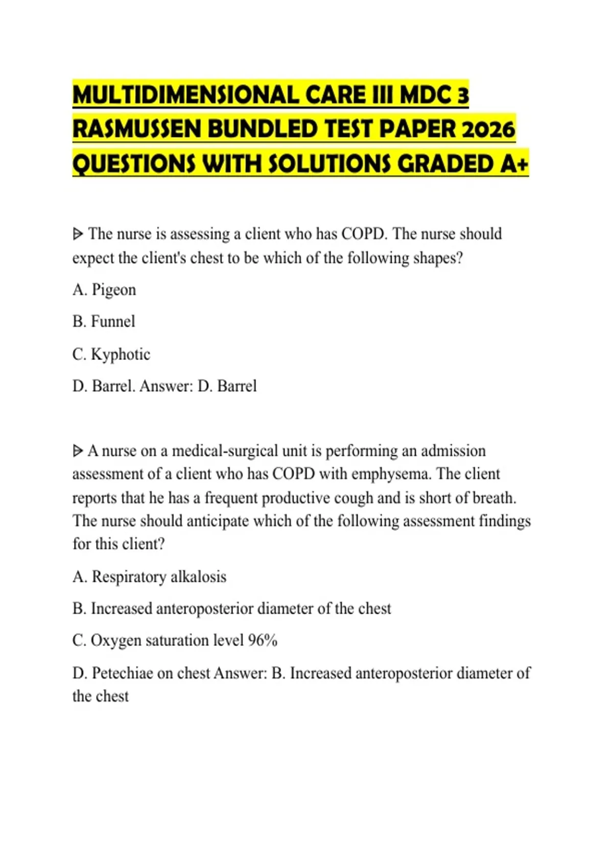 Mdc Computer Science 2026 Paper.pdf MULTIDIMENSIONAL CARE III MDC 3 RASMUSSEN BUNDLED TEST PAPER 2026 ...