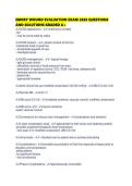 EMORY WOUND EVALUATION EXAM 2026 QUESTIONS AND SOLUTIONS GRADED