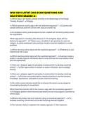 WGU D291 LATEST 2026 EXAM QUESTIONS AND SOLUTIONS GRADED