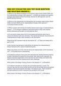 WGU D291 EVALUATION 2026 TEST EXAM QUESTIONS AND SOLUTIONS GRADED