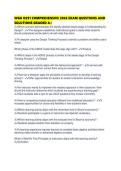 WGU D291 COMPREHENSIVE 2026 EXAM QUESTIONS AND SOLUTIONS GRADED 