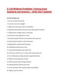 S-130 Wildland Firefighter Training Exam Questions and Answers &vert; 2026&sol;2027 Updated