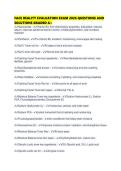 FACE REALITY EVALUATION EXAM 2026 QUESTIONS AND SOLUTIONS GRADED