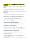 TeenSMART 2026 EXAM QUESTIONS AND SOLUTIONS GRADED