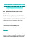 NURS 6501 ADVANCED PATHOPHYSIOLOGY FINAL EXAM & WEEK 11 QUIZZES 2026&sol;2027 &vert; 3 Versions All Graded A &vert; Complete Bundle &vert; Pass Guaranteed - A&plus; Graded
