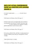 NAFA CAFS ACTUAL COMPREHENSIVE PAPER 2026 QUESTIONS WITH ANSWERS GRADED A&plus;