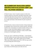 NES SPECIAL EDUCATION EXAM 601 FULL SOLUTION 2026 QUESTIONS WITH SOLUTIONS GRADED A&plus;